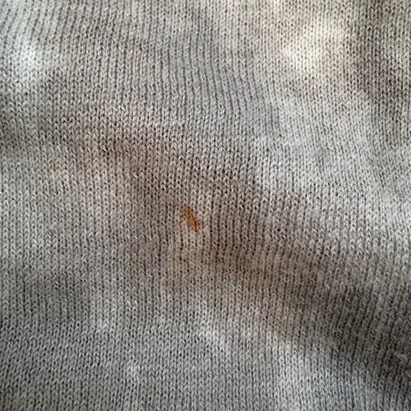 White + Warren Grey and White Ivory Printed Lightweight Pullover Sweater- sz. XS - Picture 8 of 10